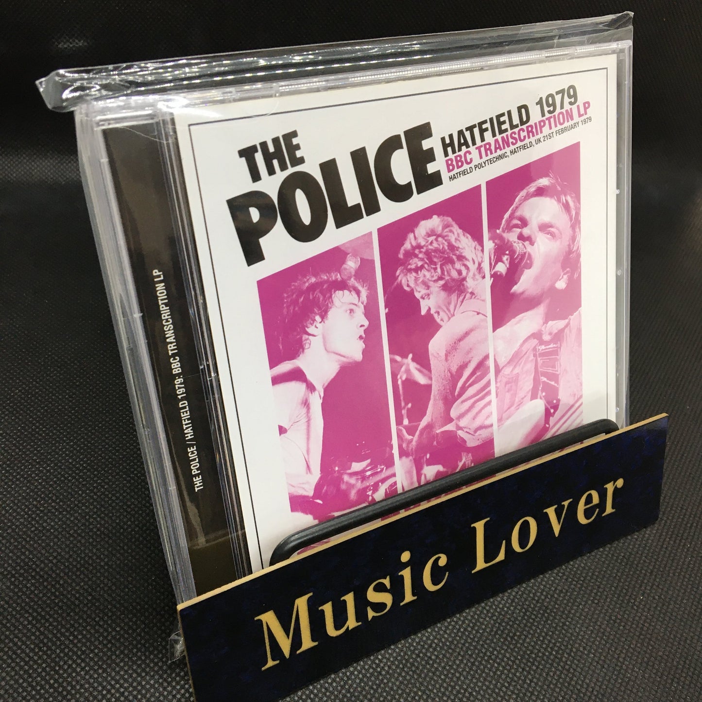 THE POLICE / HATFIELD 1979 BBC TRANSCRIPTION LP STEREO SOUNDBOARD (1CD+1DVDR)