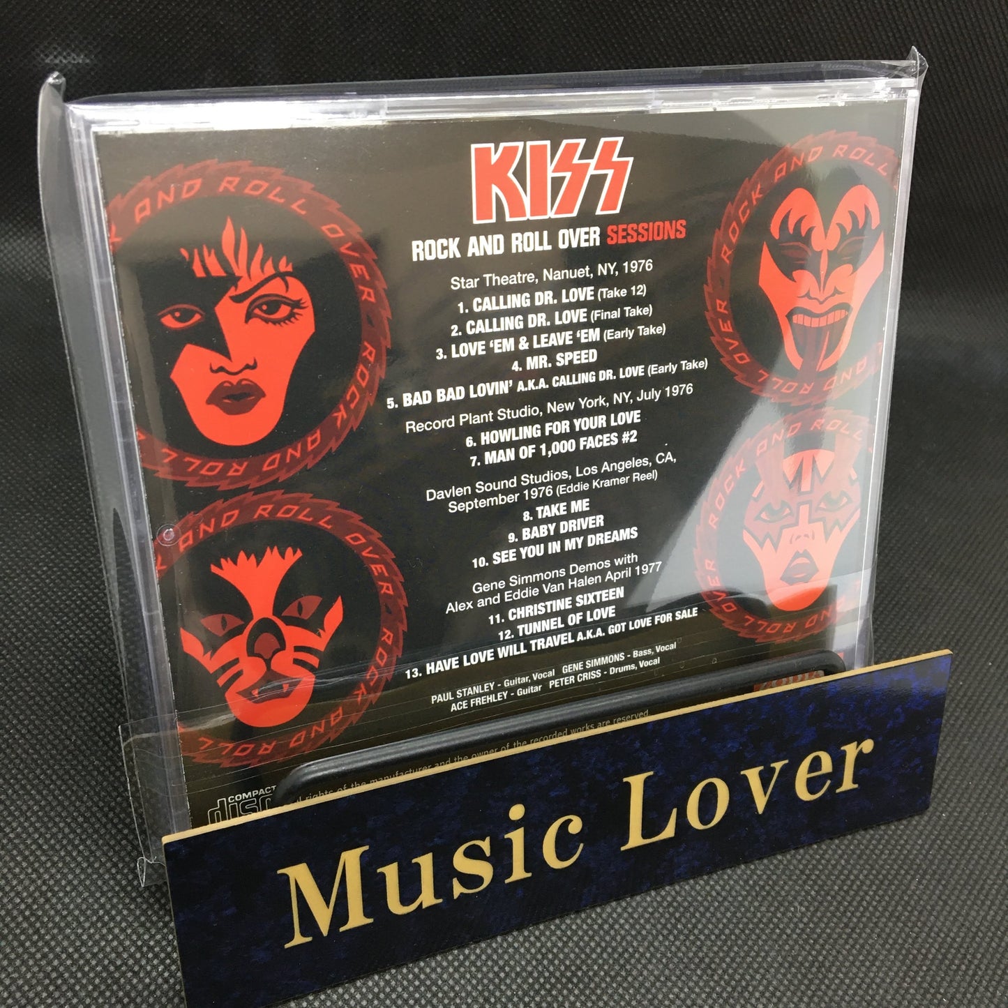 KISS / ROCK AND ROLL OVER SESSIONS (1CD)