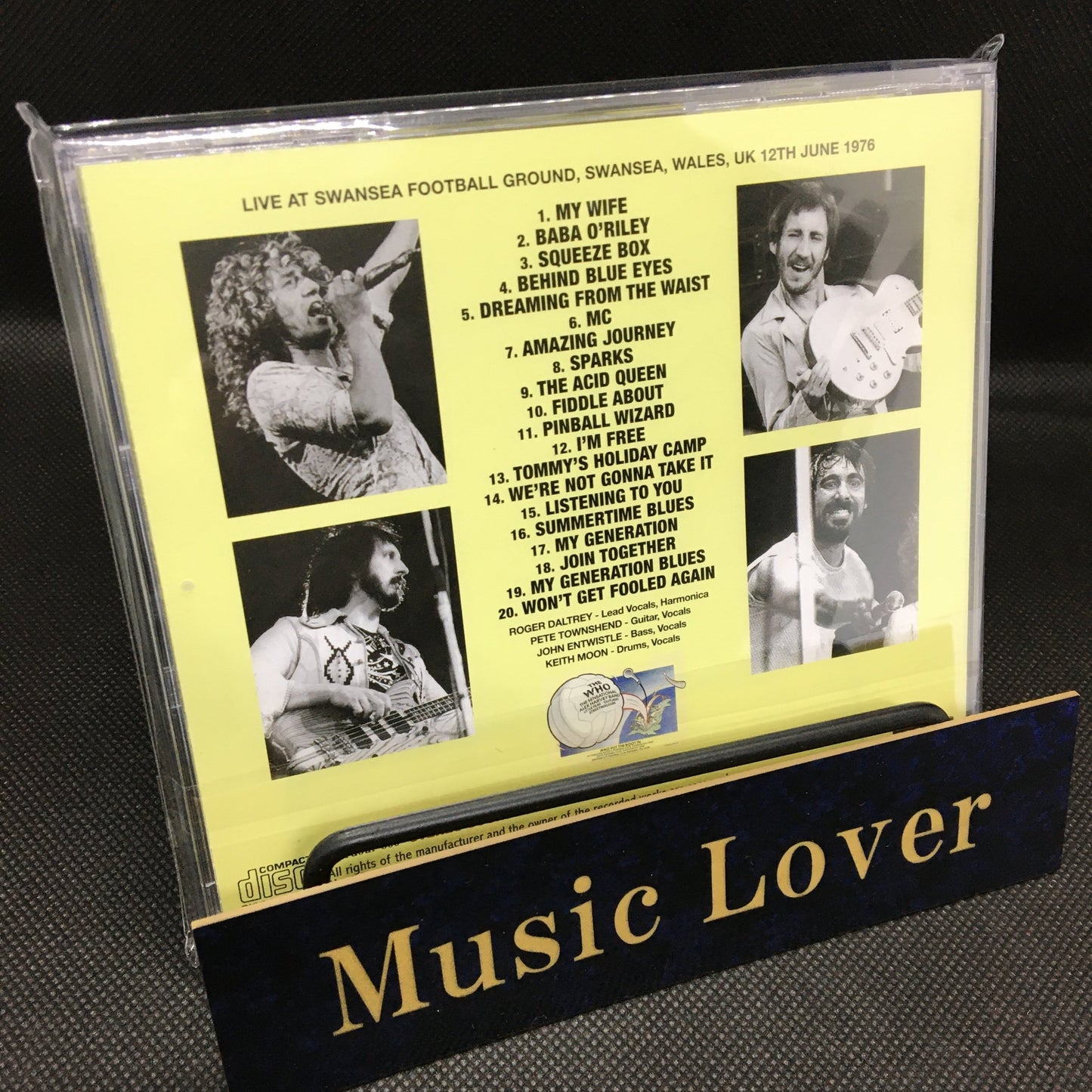 THE WHO / SWANSEA 1976 SOUNDBOARD (1CD)