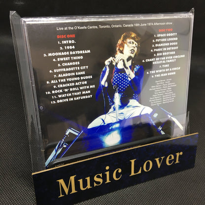 DAVID BOWIE / TORONTO 1974 AFTERNOON SHOW (2CD)