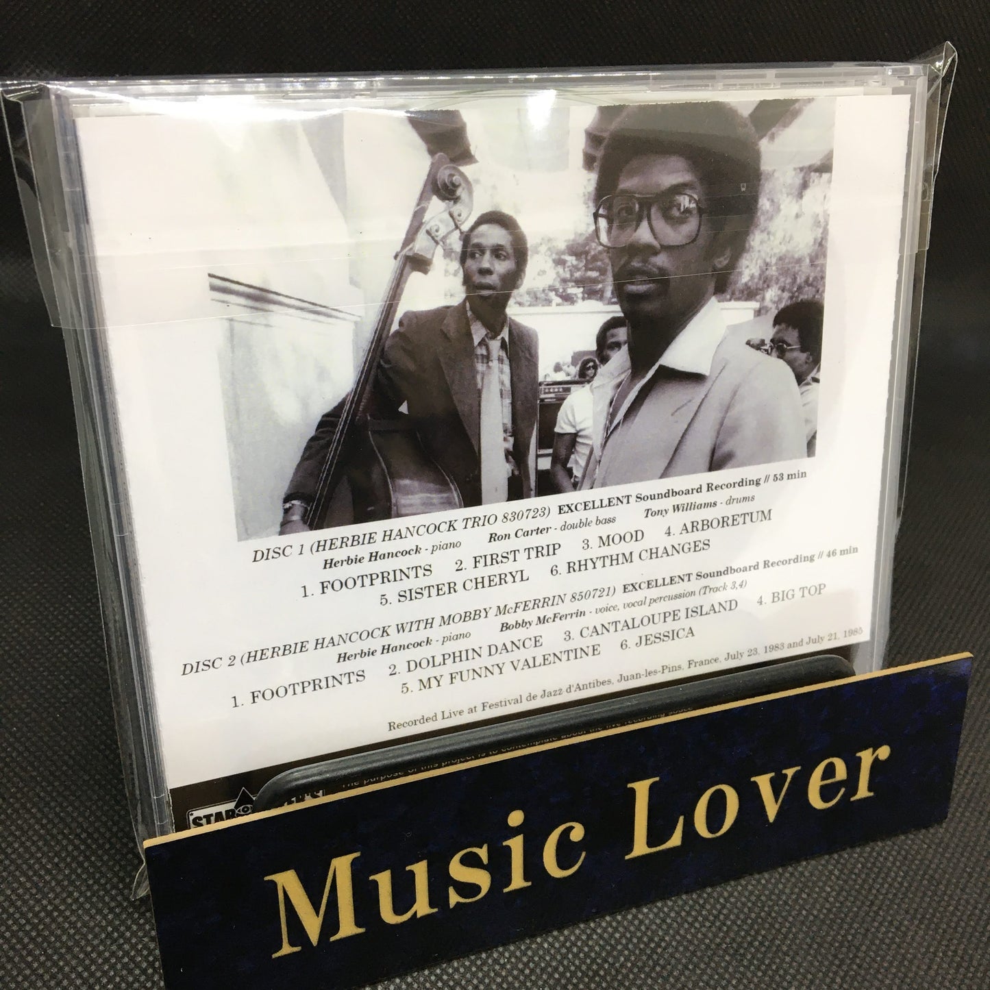 HERBIE HANCOCK / JAZZ FESTIVAL IN JUAN-LES-PINS / TRIO 830723 AND WITH BOBBY McFERRIN 850721 (2CDR)