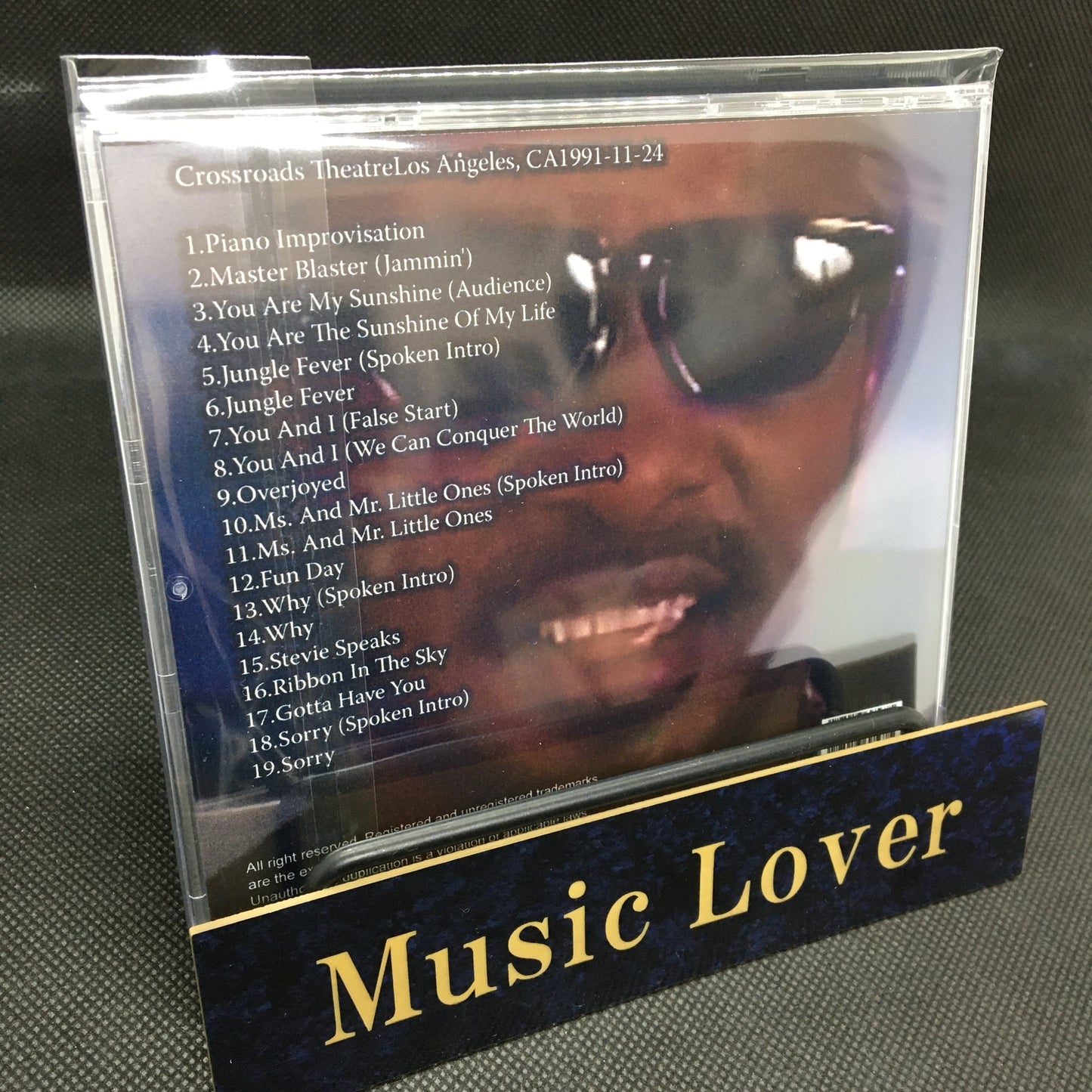 Stevie Wonder / Crossroads Theatre 1991 (1CDR)