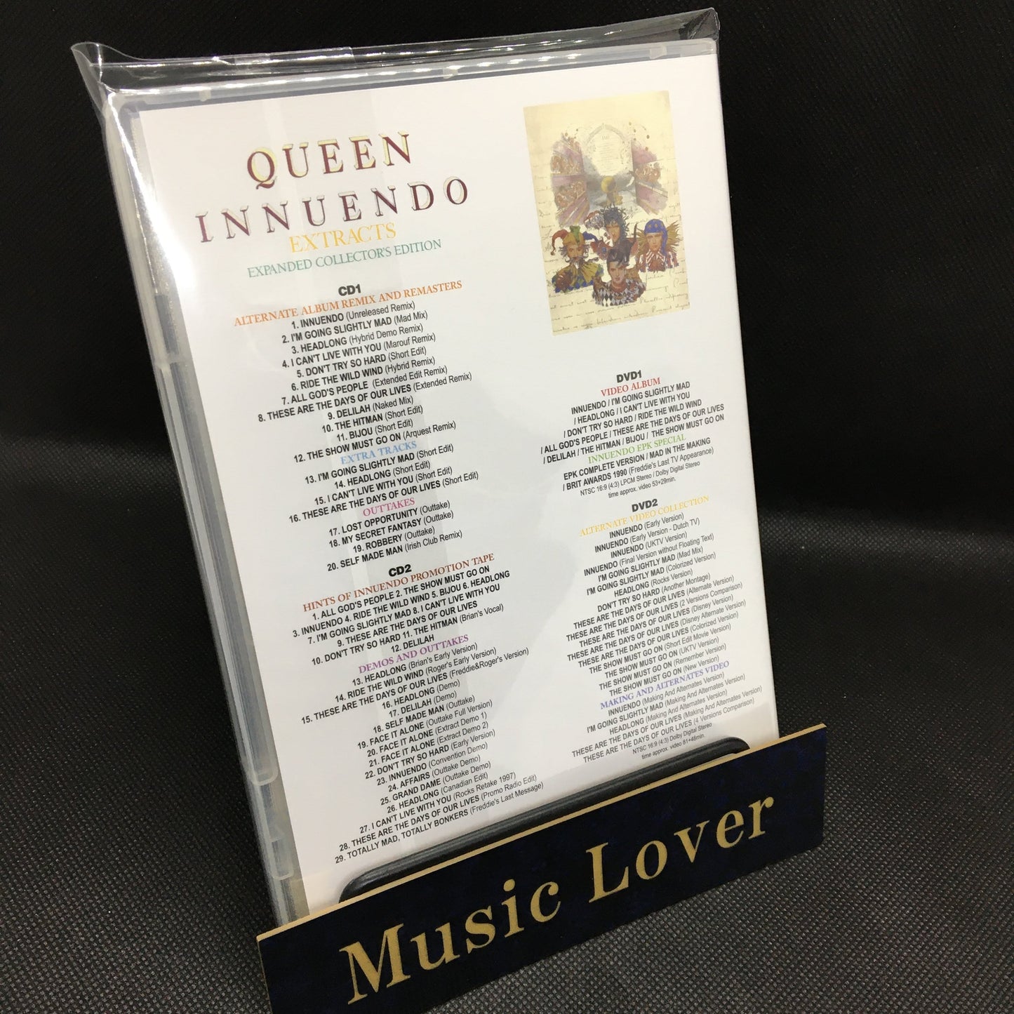 QUEEN / INNUENDO ARTIFACTS �• EXTRACTS EXPANDED COLLECTOR'S EDITION (4CD+3DVD)