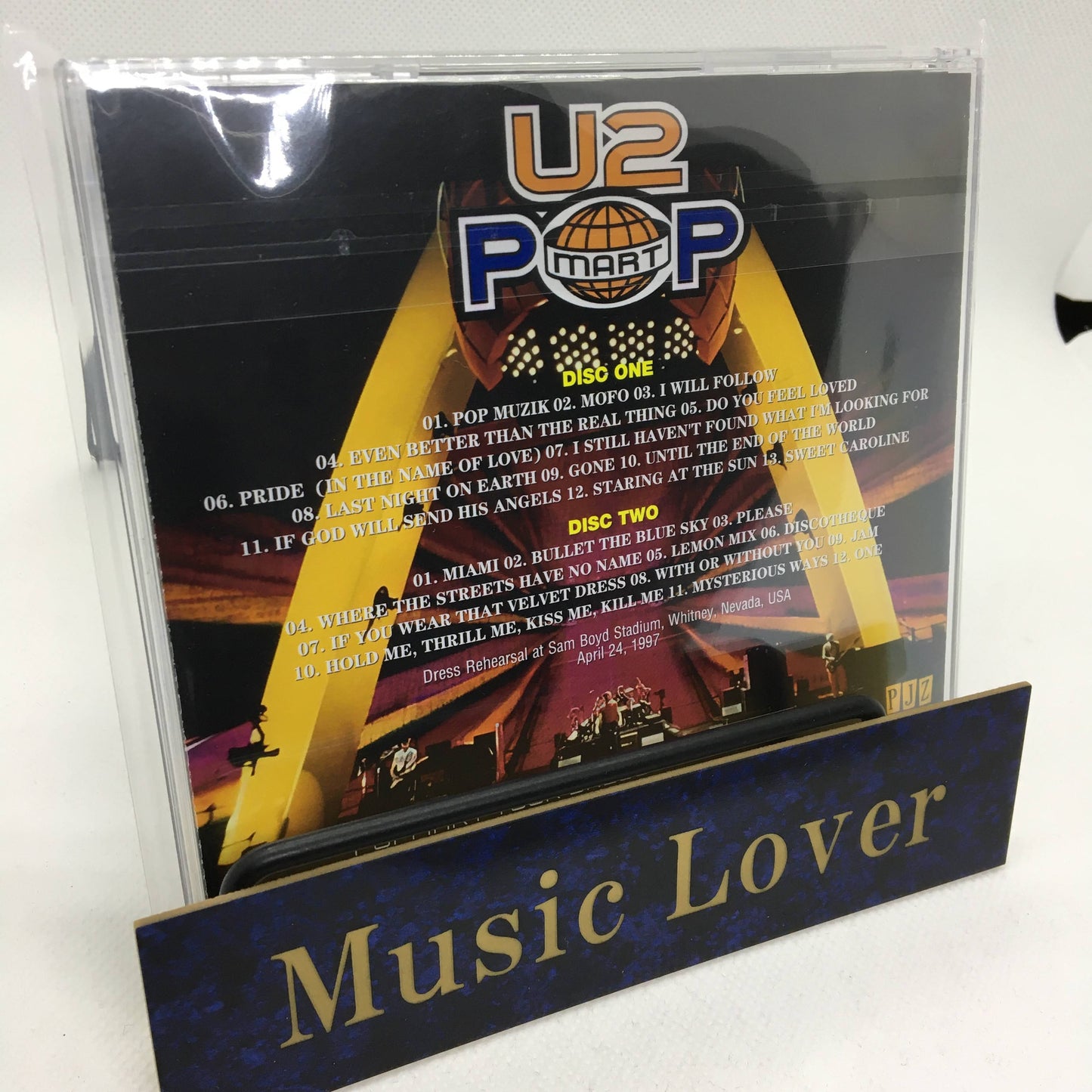 U2 / POPMART TOUR DRESS REHEARSAL 1997 SOUNDBOARD (2CDR)