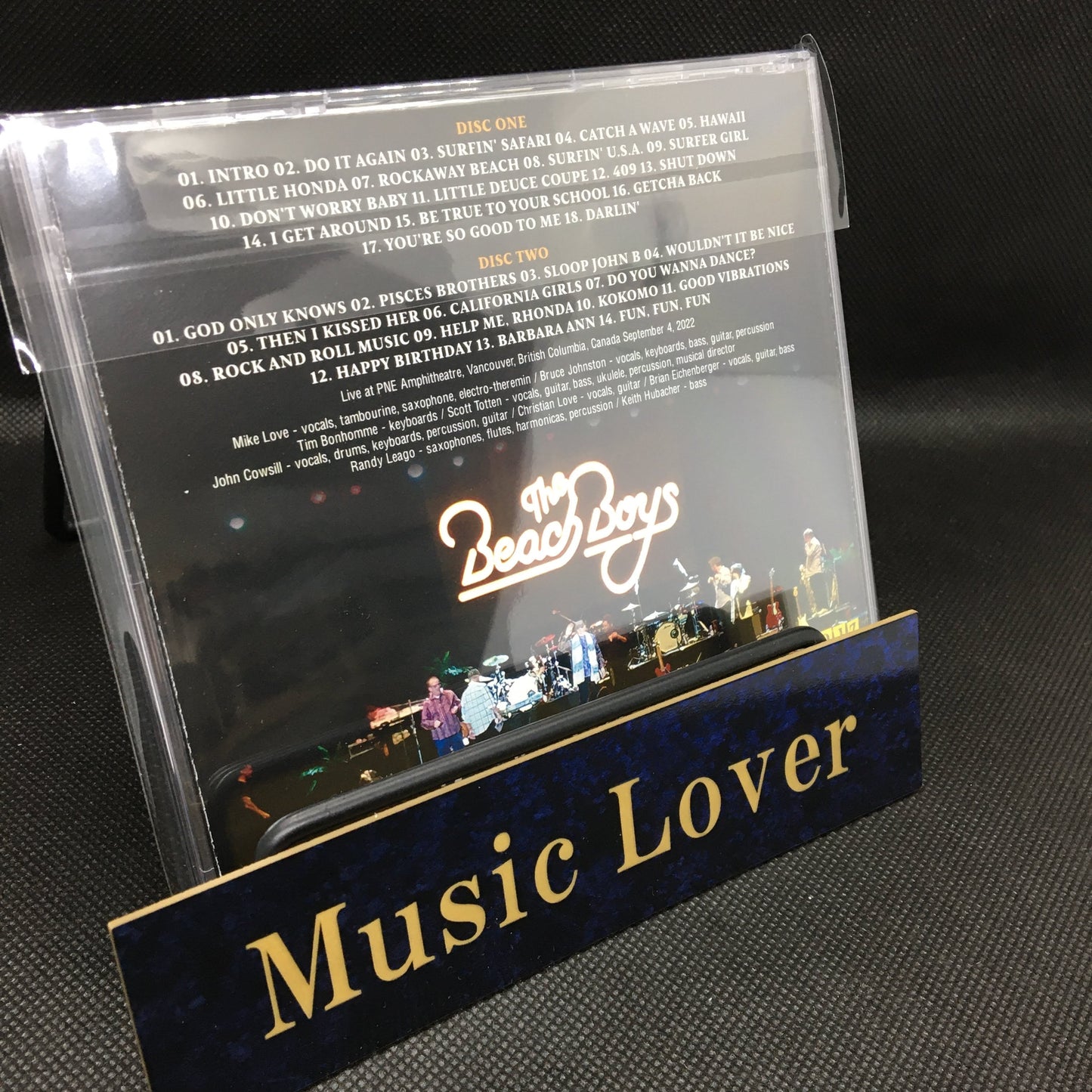 THE BEACH BOYS / SIXTY YEARS OF THE SOUNDS OF SUMMER VANCOUVER 2022 Soundboard (2CDR)