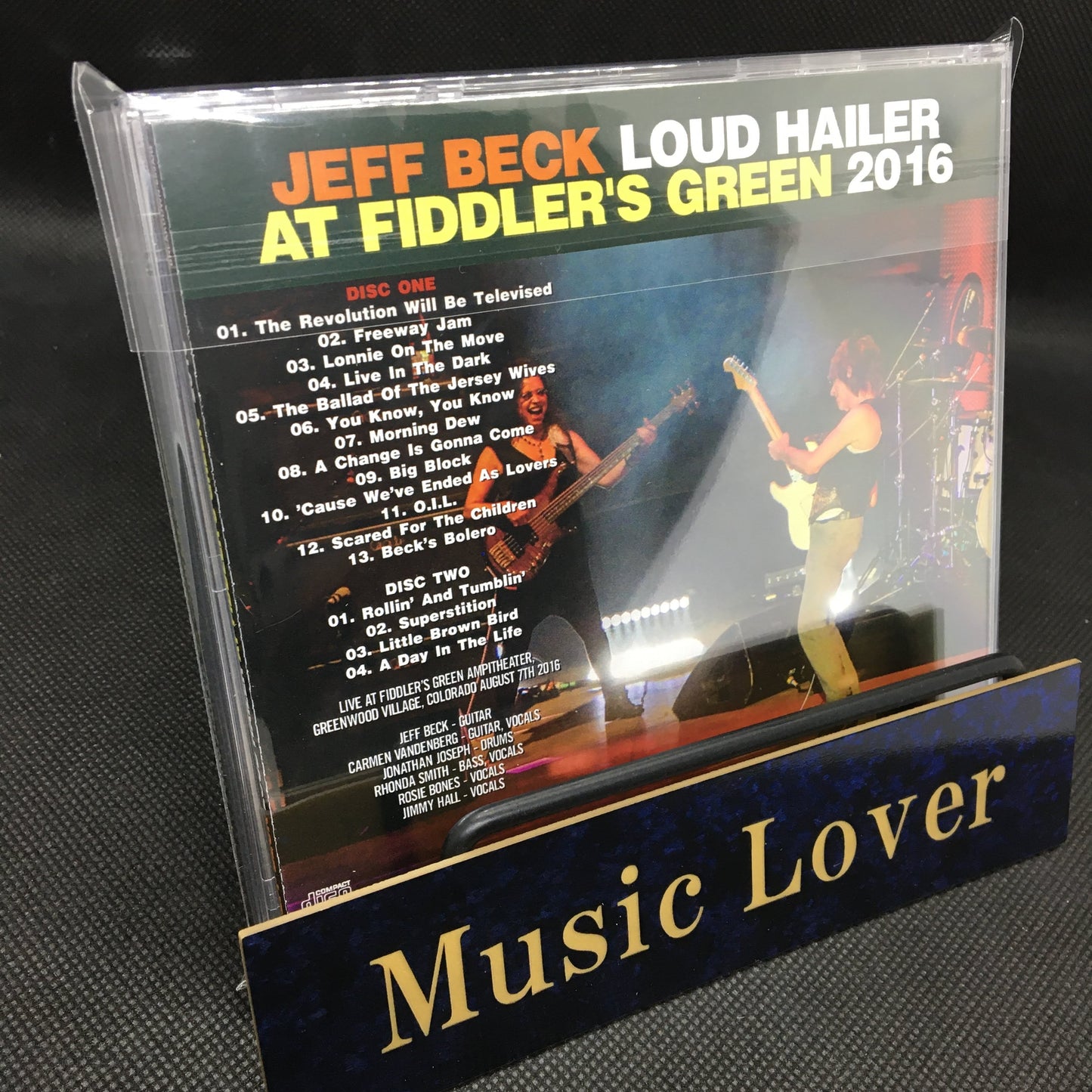JEFF BECK / LOUD HAILER AT FIDDLER'S GREEN 2016 (2CDR)