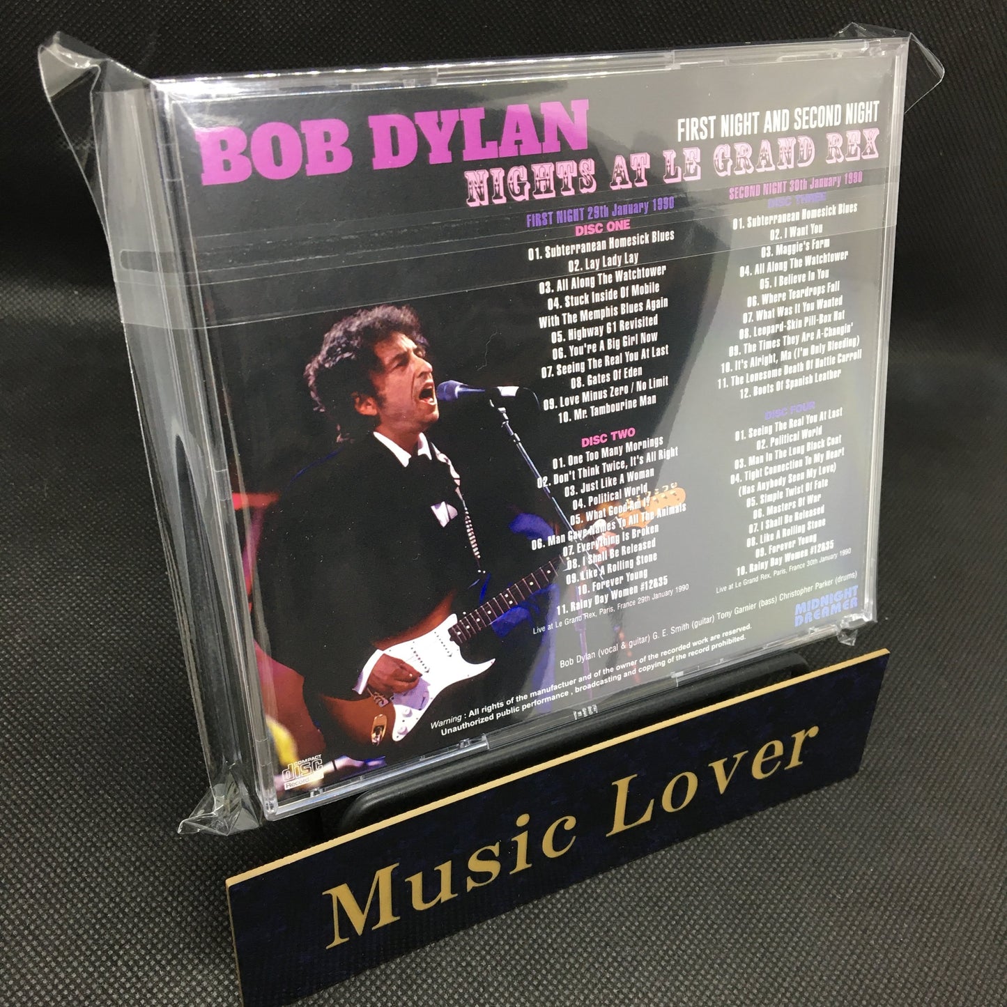BOB DYLAN / NIGHTS AT LE GRAND REX FIRST NIGHT AND SECOND NIGHT (4CDR)