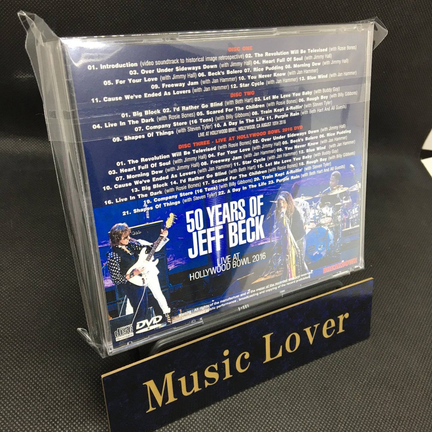 JEFF BECK / 50 YEARS OF JEFF BECK LIVE AT HOLLYWOOD BOWL 2016 (2CDR+1DVDR)