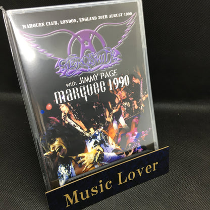 AEROSMITH w/JIMMY PAGE / MARQUEE 1990 (1DVDR)