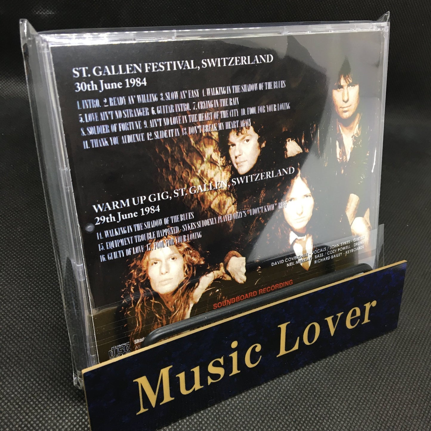 WHITESNAKE / ST. GALLEN 1984 SOUNDBOARD (1CDR)
