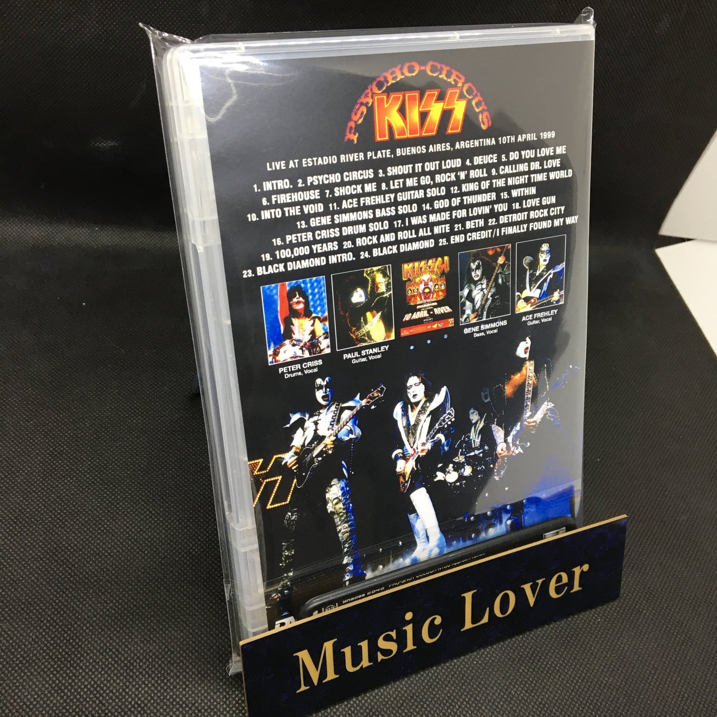 KISS / BUENOS AIRES 1999 COMPLETE TV BROADCAST PRO SHOT (1DVDR)