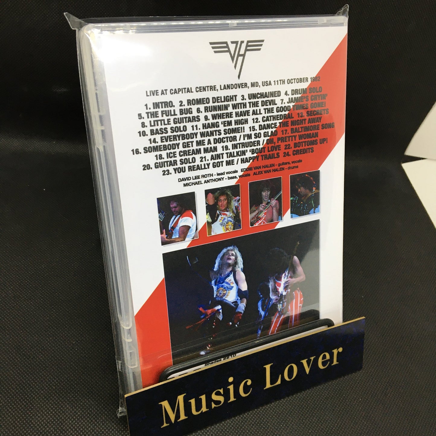VAN HALEN / DEFINITIVE LARGO 1982 1ST NIGHT PRO SHOT (1DVDR)