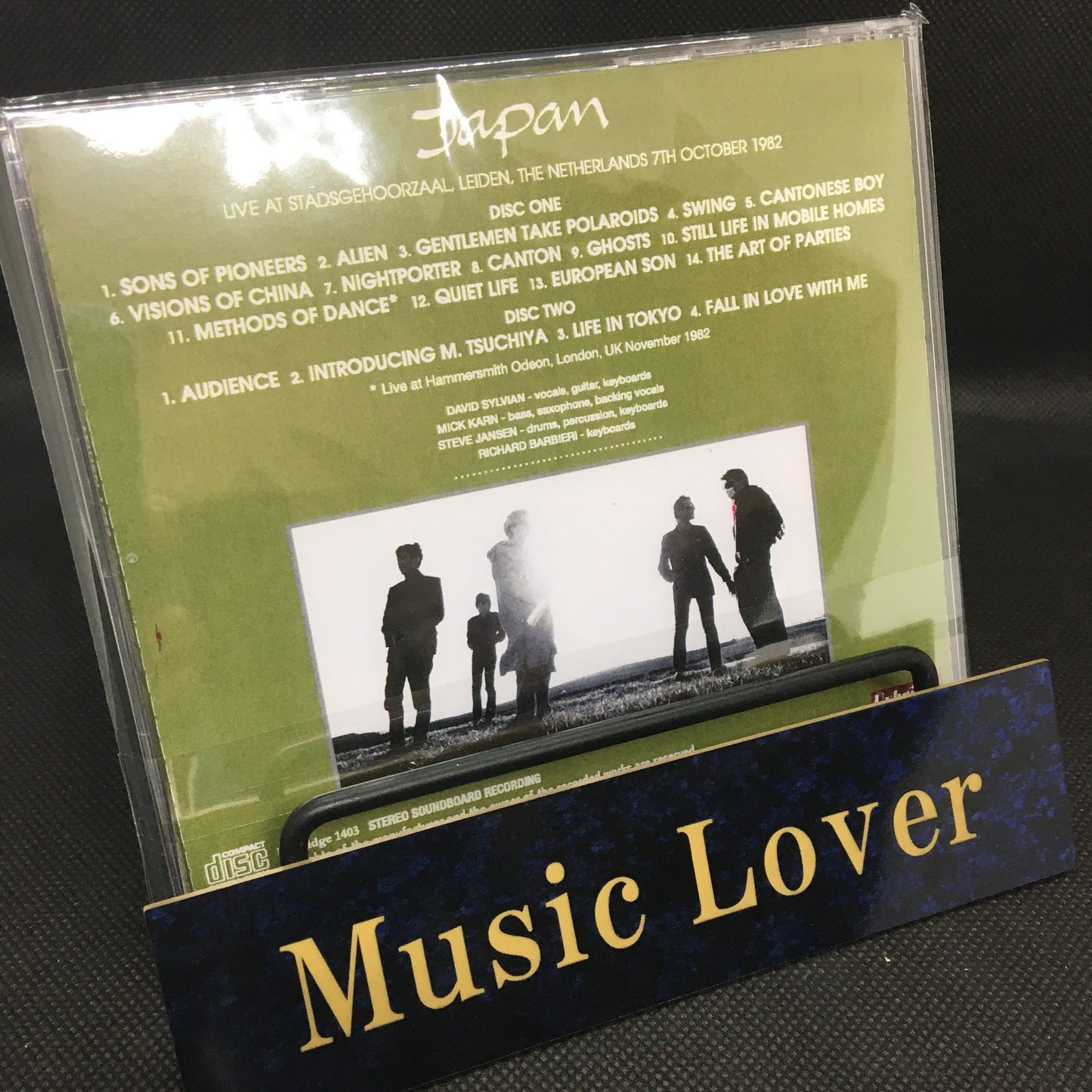 JAPAN / LEIDEN 1982 FM COMPLETE STEREO SOUNDBOARD (2CDR)