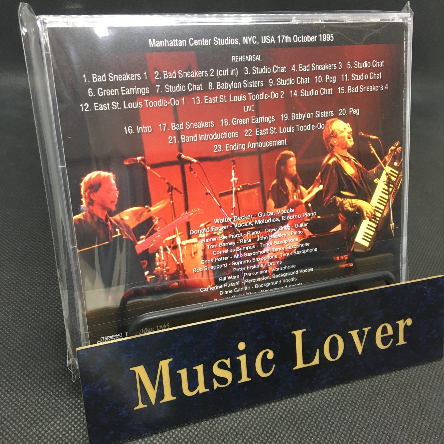 STEELY DAN MILLENIUM ALL STARS / MANHATTAN CENTER STUDIOS 1995 STEREO SOUNDBOARD (1CDR)