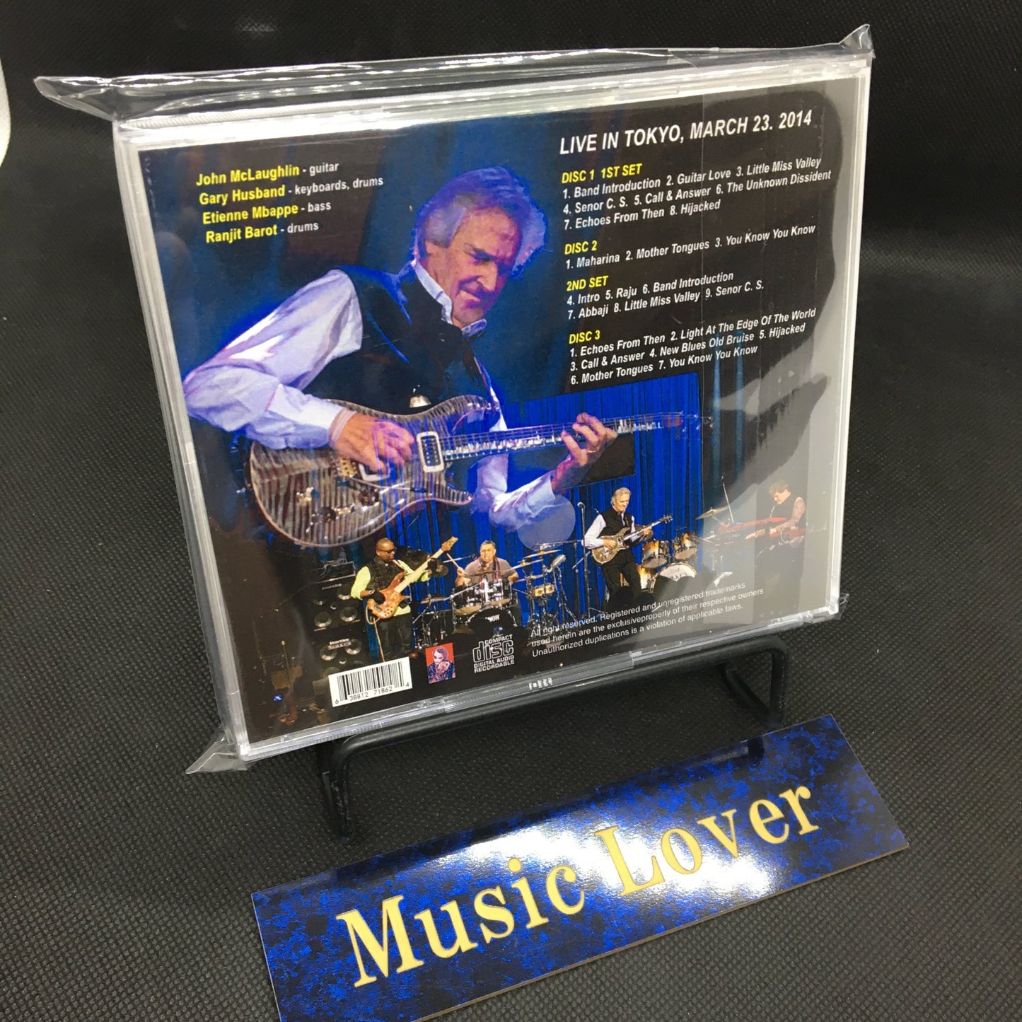 John McLaughlin & The 4th Dimension / Live In Tokyo 2014 (3CDR)