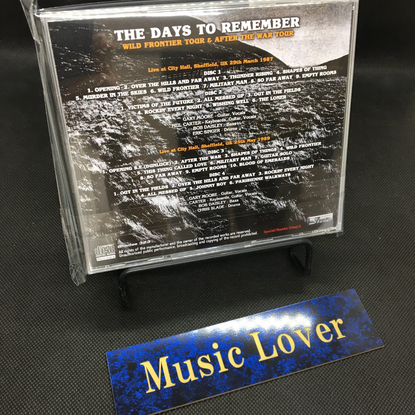 GARY MOORE / THE DAYS TO REMEMBER (4CDR)