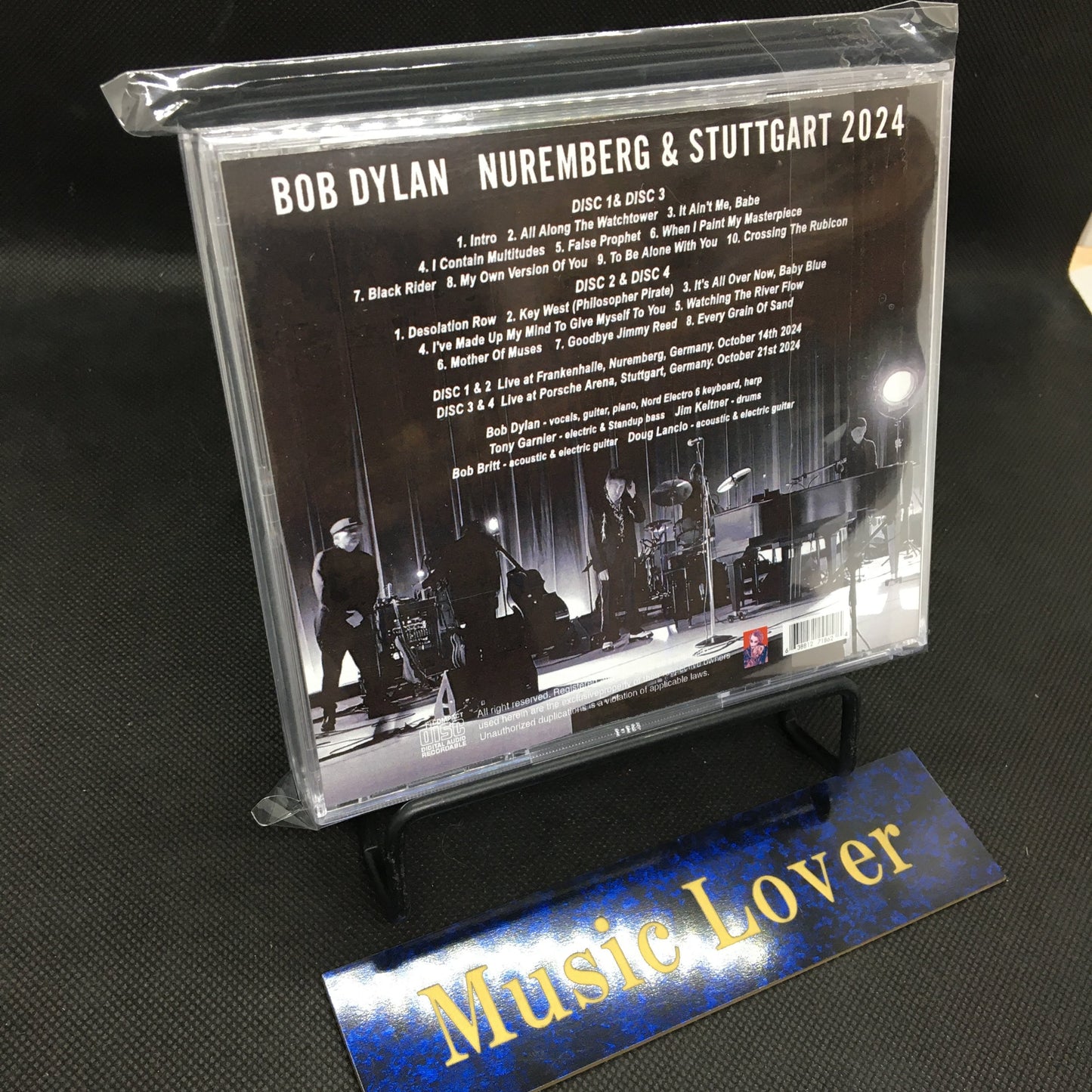 BOB DYLAN / NUREMBERG & STUTTGART 2024 (4CDR)