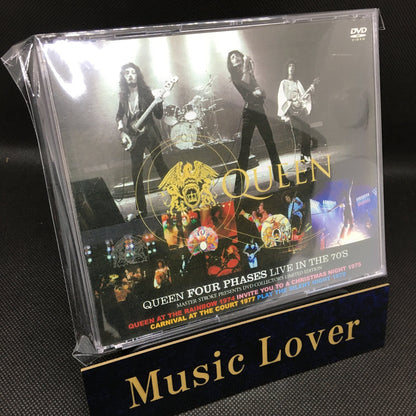 QUEEN / FOUR PHASES LIVE IN THE 70'S (4DVDR)