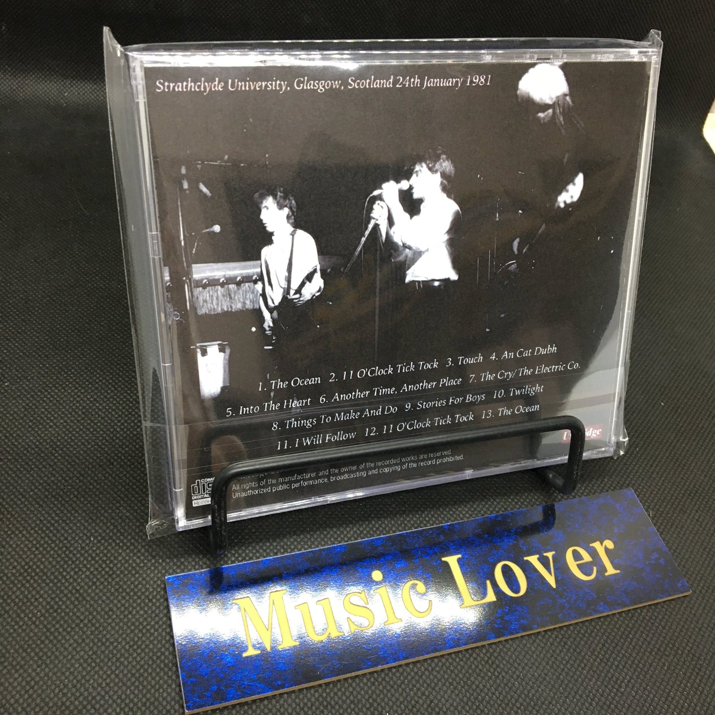 U2 / GLASGOW 1981 MASTER TAPE (1CDR)