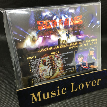 SCORPIONS / PARIS 2025 ORIGINAL IEM RECORDING (2CDR)