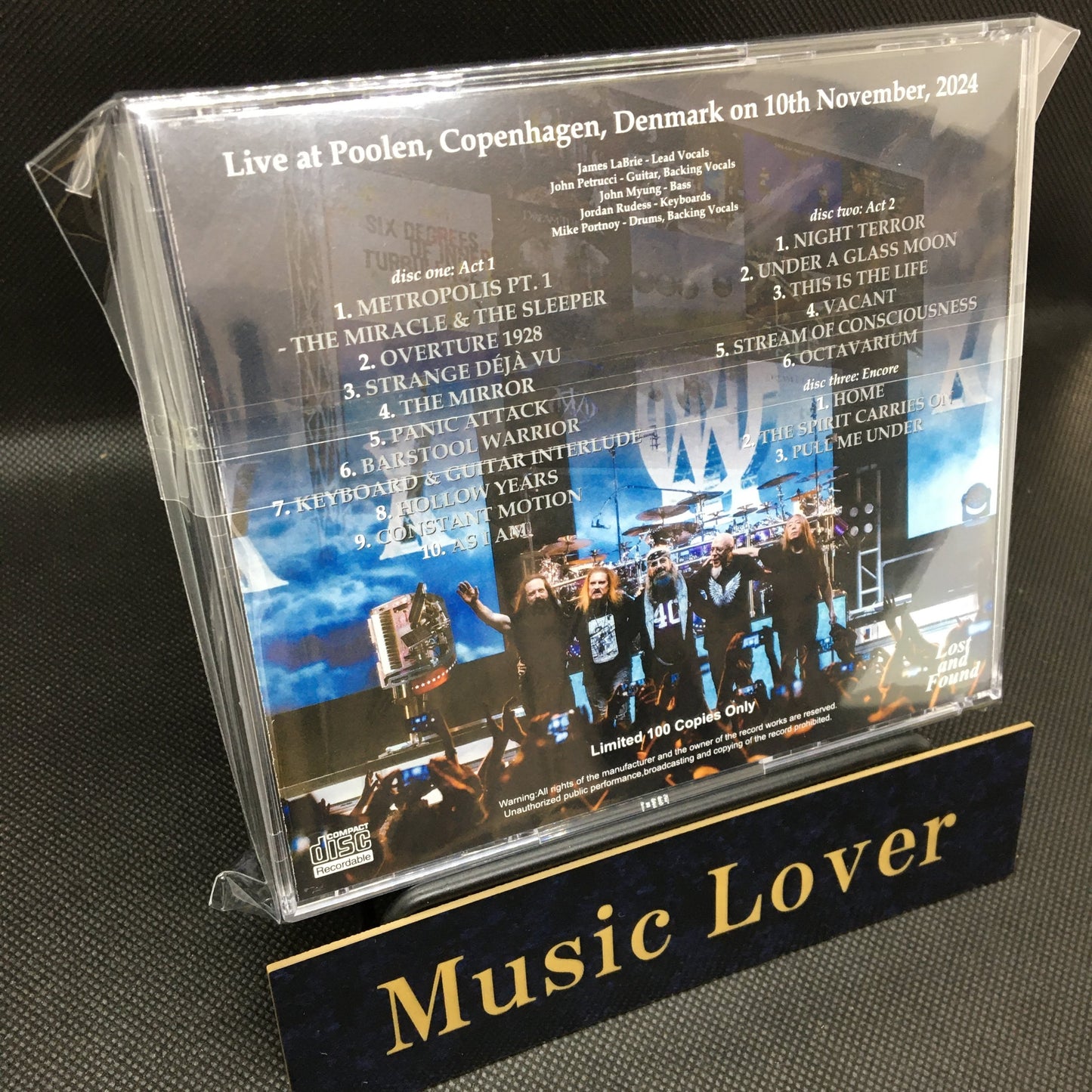 DREAM THEATER / COPENHAGEN 2024 40TH ANNIVESARY TOUR 2024-2025 (3CDR)