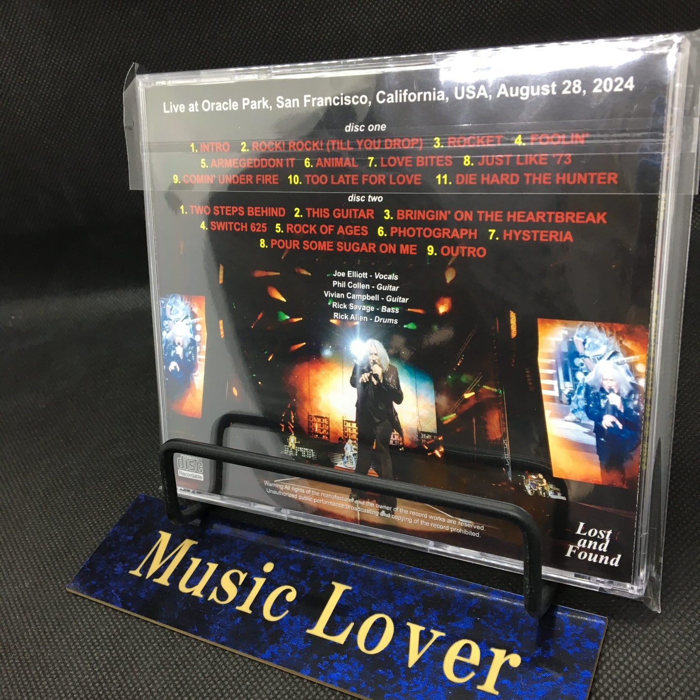 DEF LEPPARD  / THE SUMMER STADIUM TOUR IN SF 2024 (2CDR)