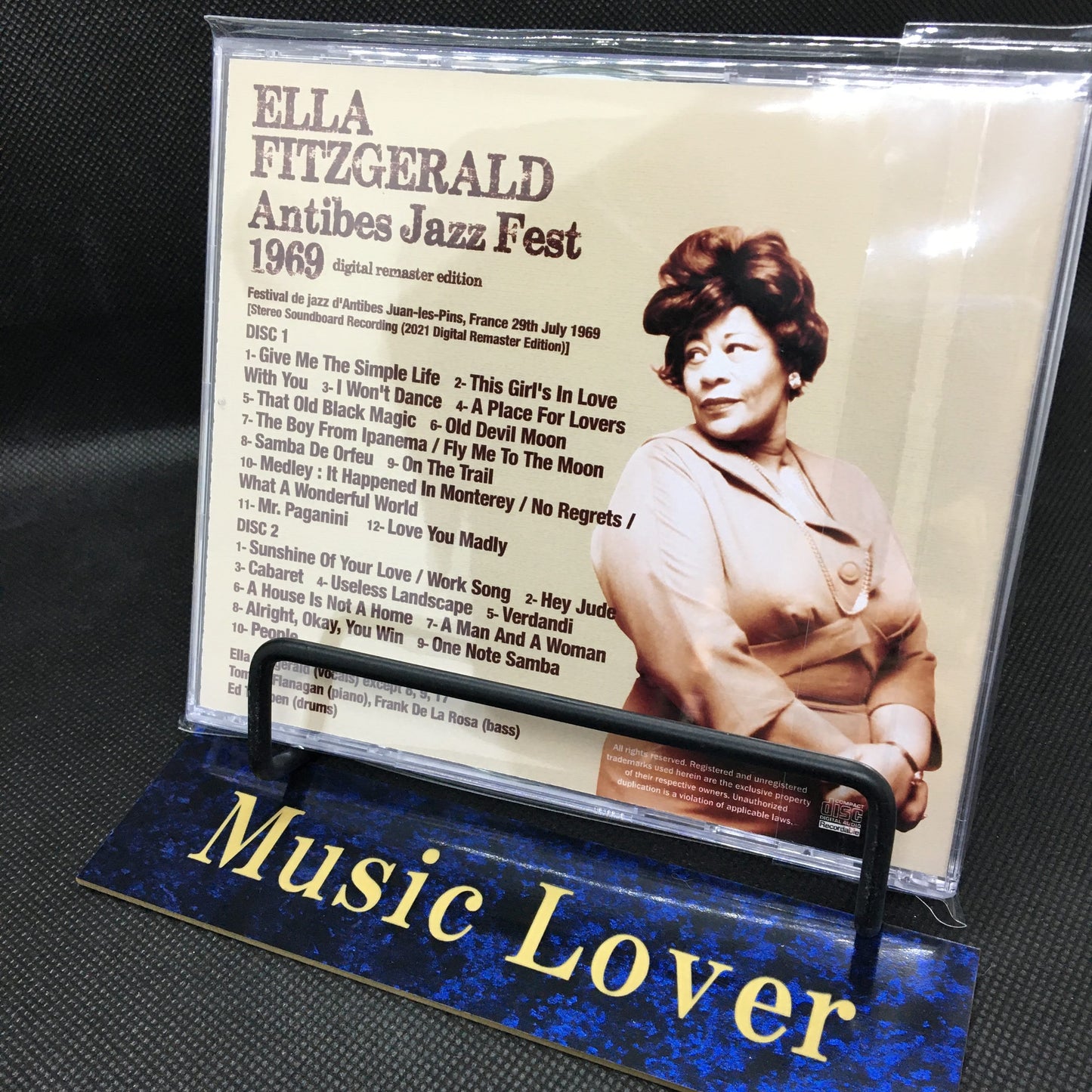 Ella Fitzgerald / Antibes Jazz Fest 1969 Digital Remaster Edition (2CDR)