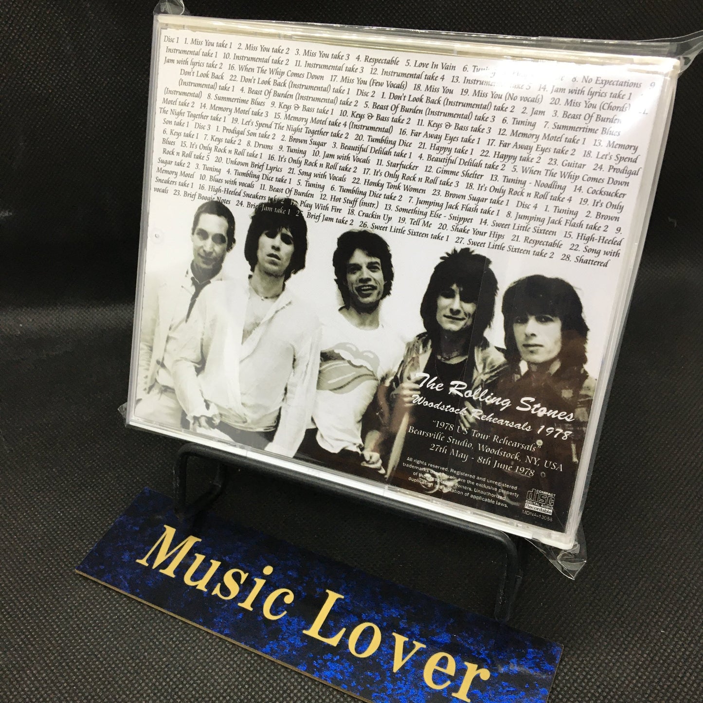 THE ROLLING STONES / Woodstock Rehearsals 1978 (4CDR)