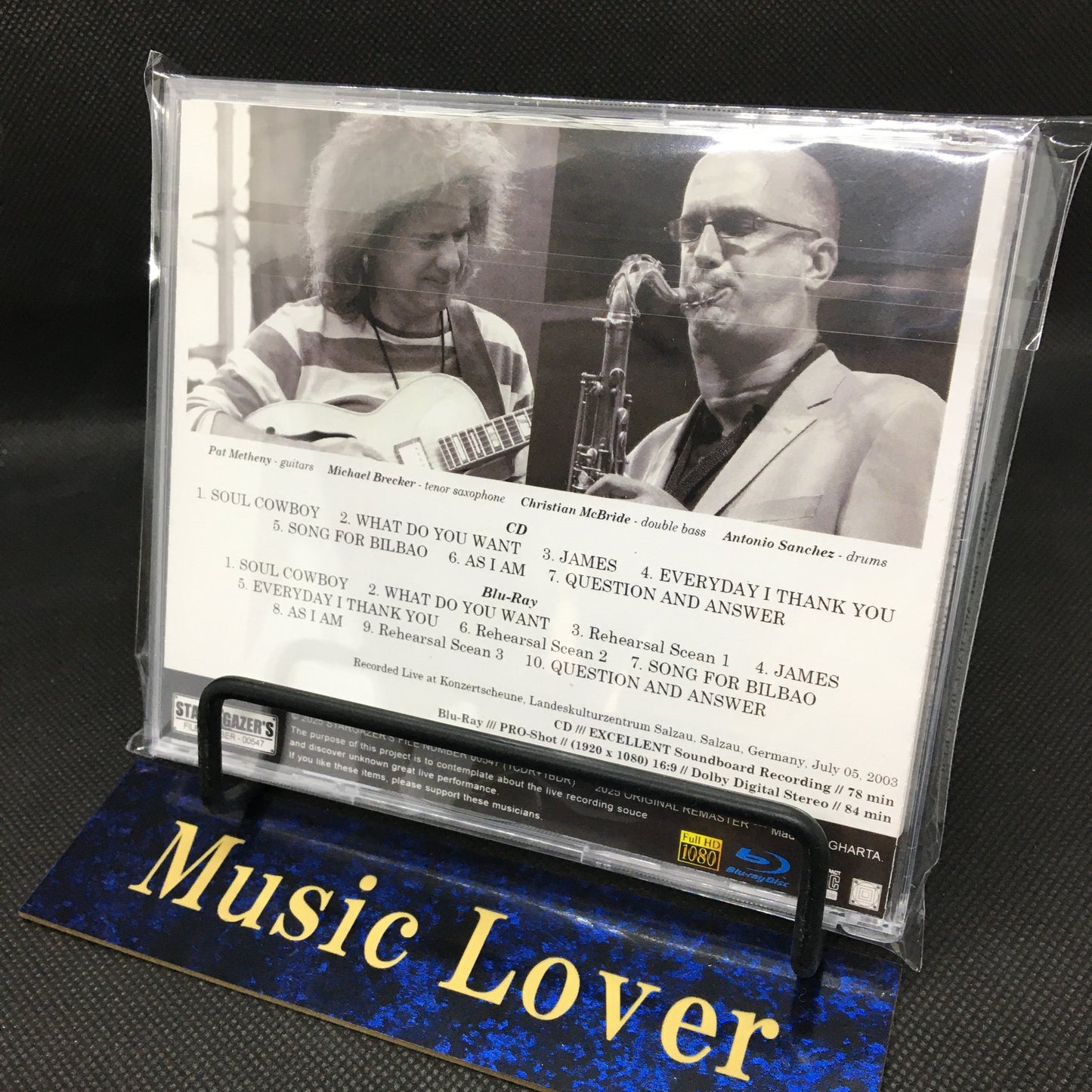 PAT METHENY QUARTET FEATURING MICHAEL BRECKER / LIVE AT JAZZ BALTICA 2003 (1CDR+1BDR)
