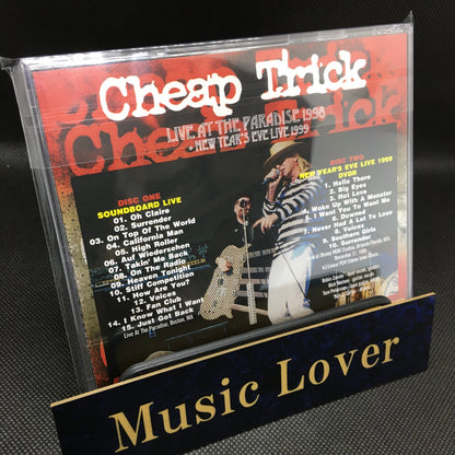 CHEAP TRICK / LIVE AT THE PARADISE 1998 + NEW YEAR'S EVE LIVE 1999  Soundboard / PRO shot (1CDR+1DVDR)