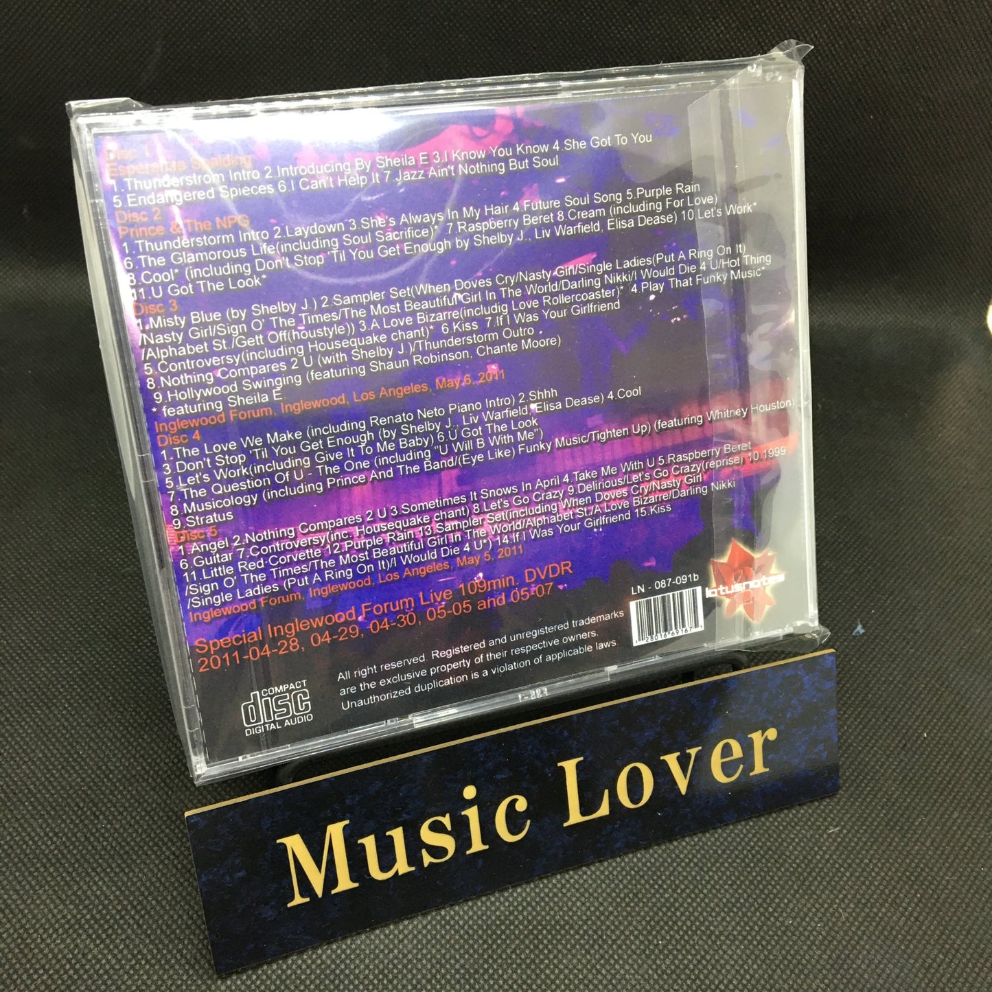 PRINCE / Welcome 2 America Inglewood May 5 & 6 Special Edition (4CDR+1DVDR)