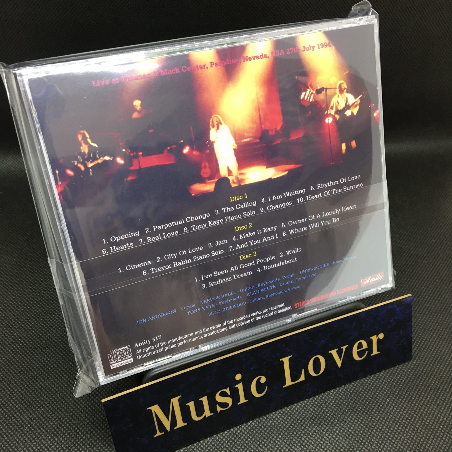 YES / PARADISE 1994 STEREO SOUNDBOARD (3CDR)