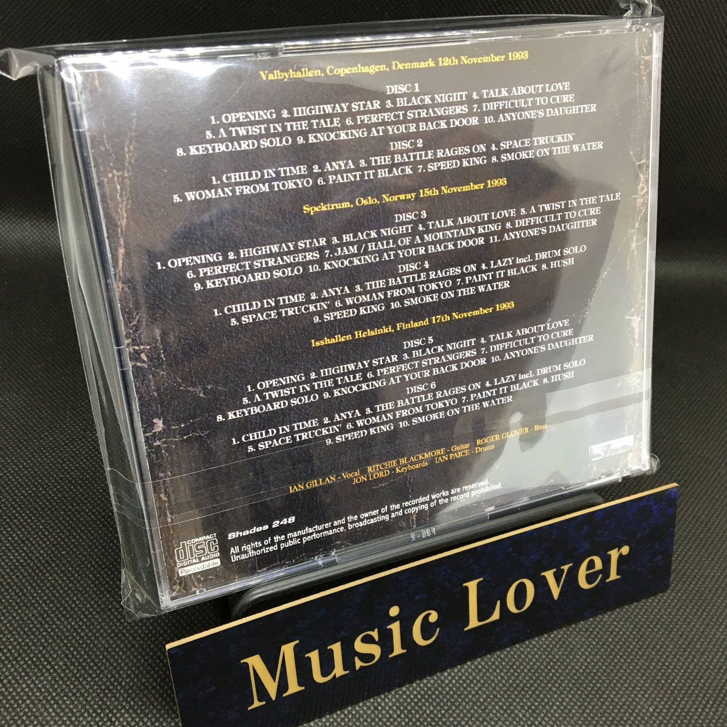 DEEP PURPLE / BATTLE OVER EUROPE 1993 (6CDR)