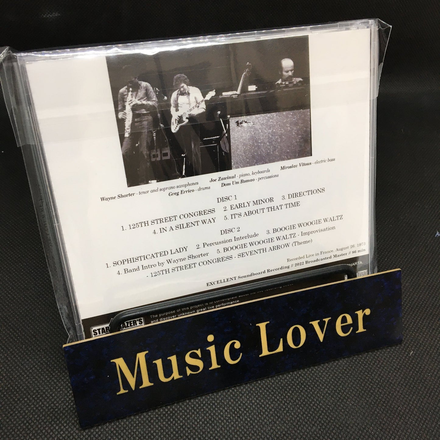 WEATHER REPORT / LIVE IN FRANCE 1973 - 2022 Rebroadcast Version (2CDR)