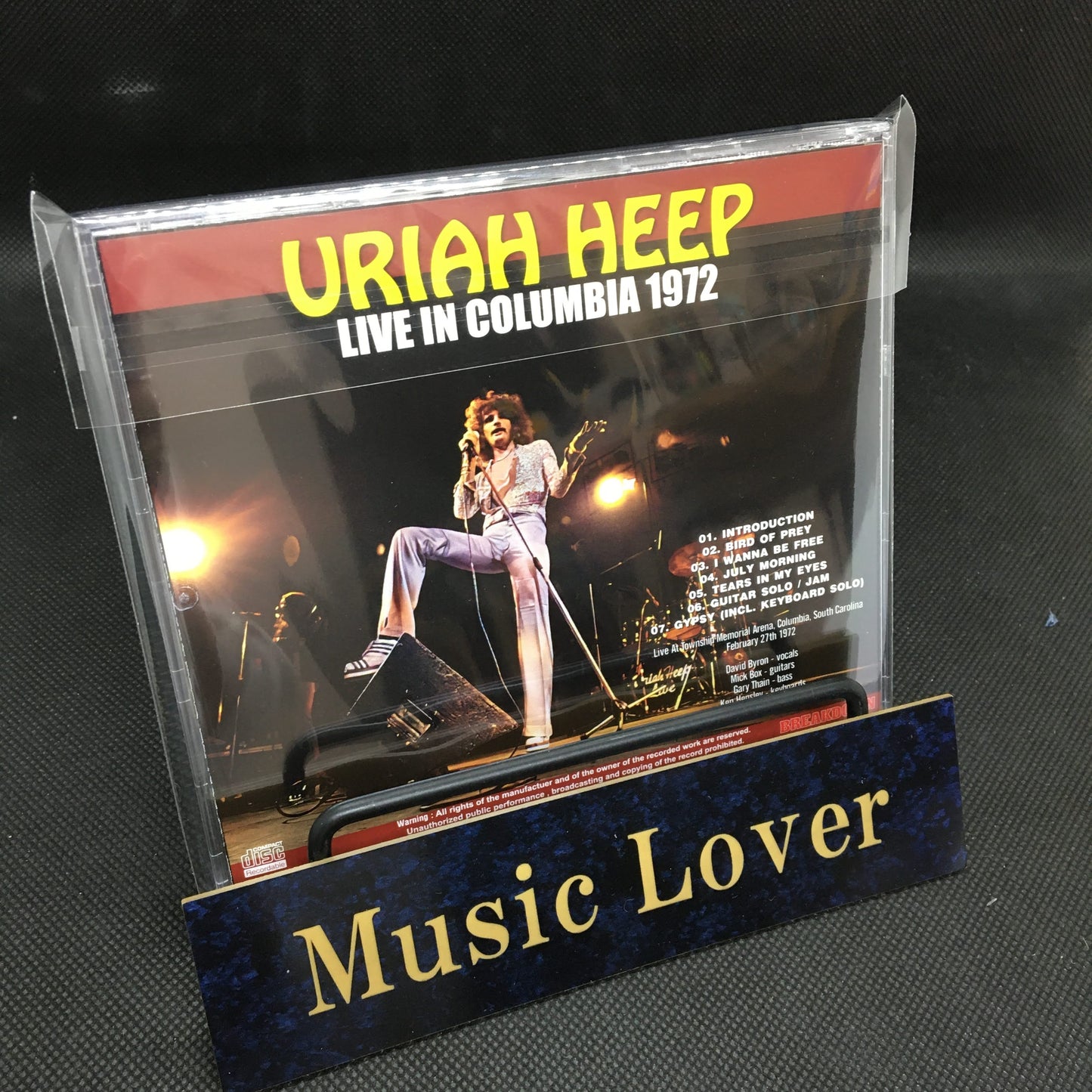 URIAH HEEP / LIVE IN COLUMBIA 1972 (1CDR)