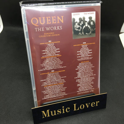 Queen The Works Expanded Collector's Edition 2 CD 1 DVD Tall Case Masterworks