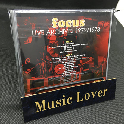 FOCUS / LIVE ARCHIVES 1972-1973 (2CDR)