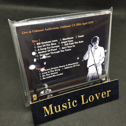 ROXY MUSIC / OAKLAND 1979 PRE-FM MASTER STEREO SOUNDBOARD (2CDR)
