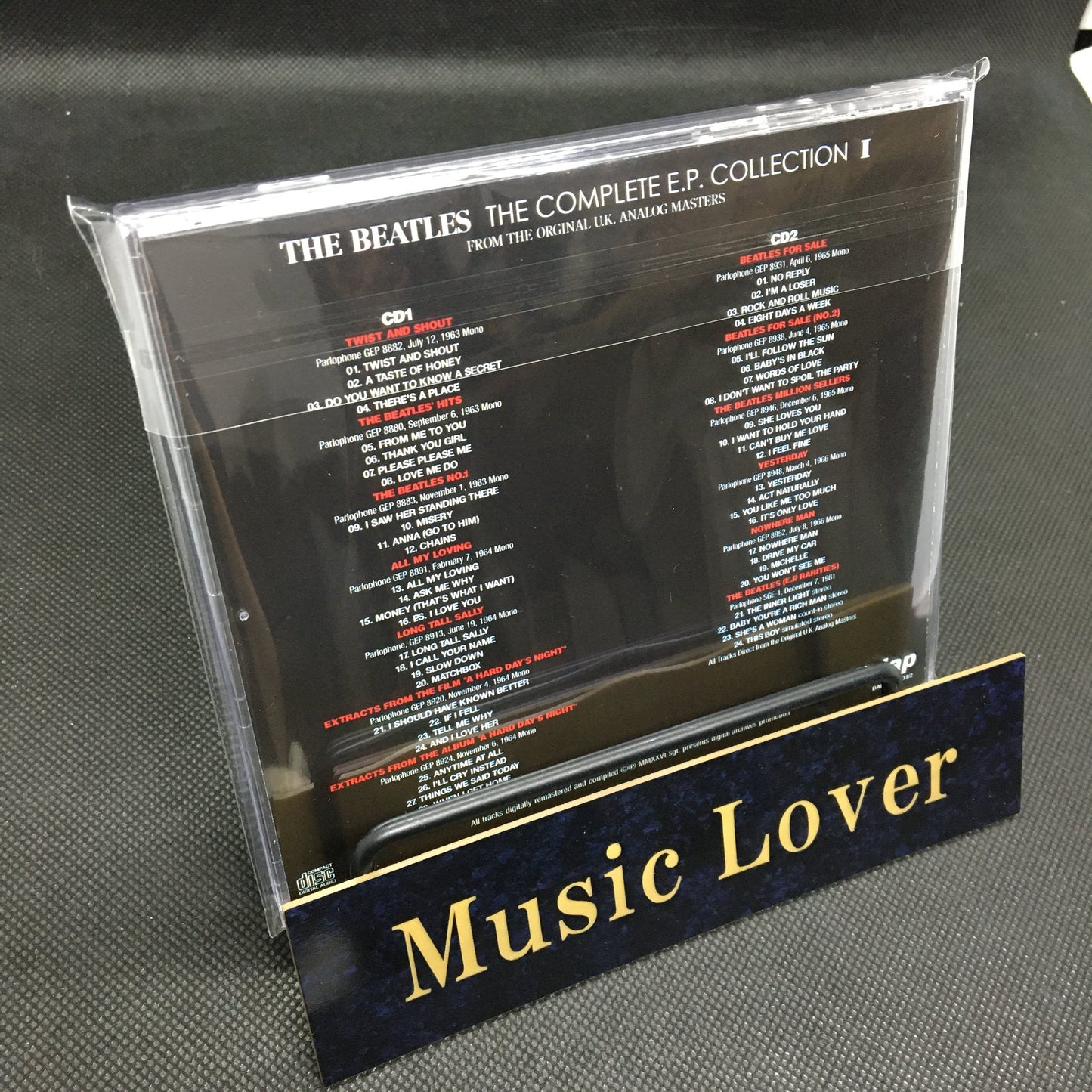 THE BEATLES / THE COMPLETE E.P. COLLECTION I FROM THE ORGINAL U.K. ANALOG MASTERS (2CD)