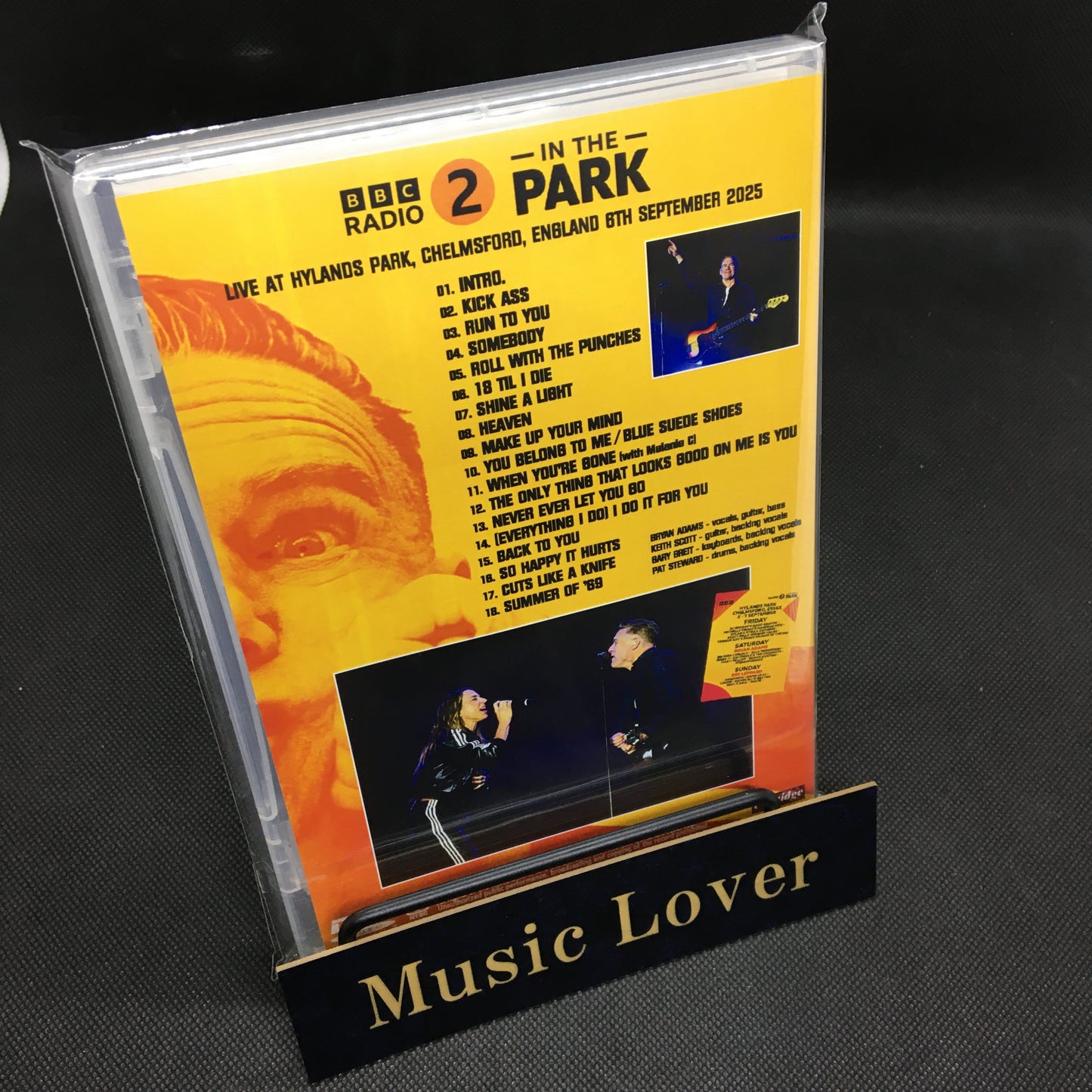 BRYAN ADAMS / RADIO 2 IN THE PARK 2025 PRO SHOT (1DVDR)