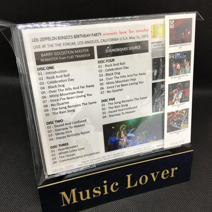 LED ZEPPELIN / 1973 BONZO'S BIRTHDAY PARTY remaster from flat transfer (5CD)