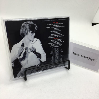 DAVID BOWIE / BOSTON NOVEMBER 1974 JOE MALONEY MASTER (2CD)