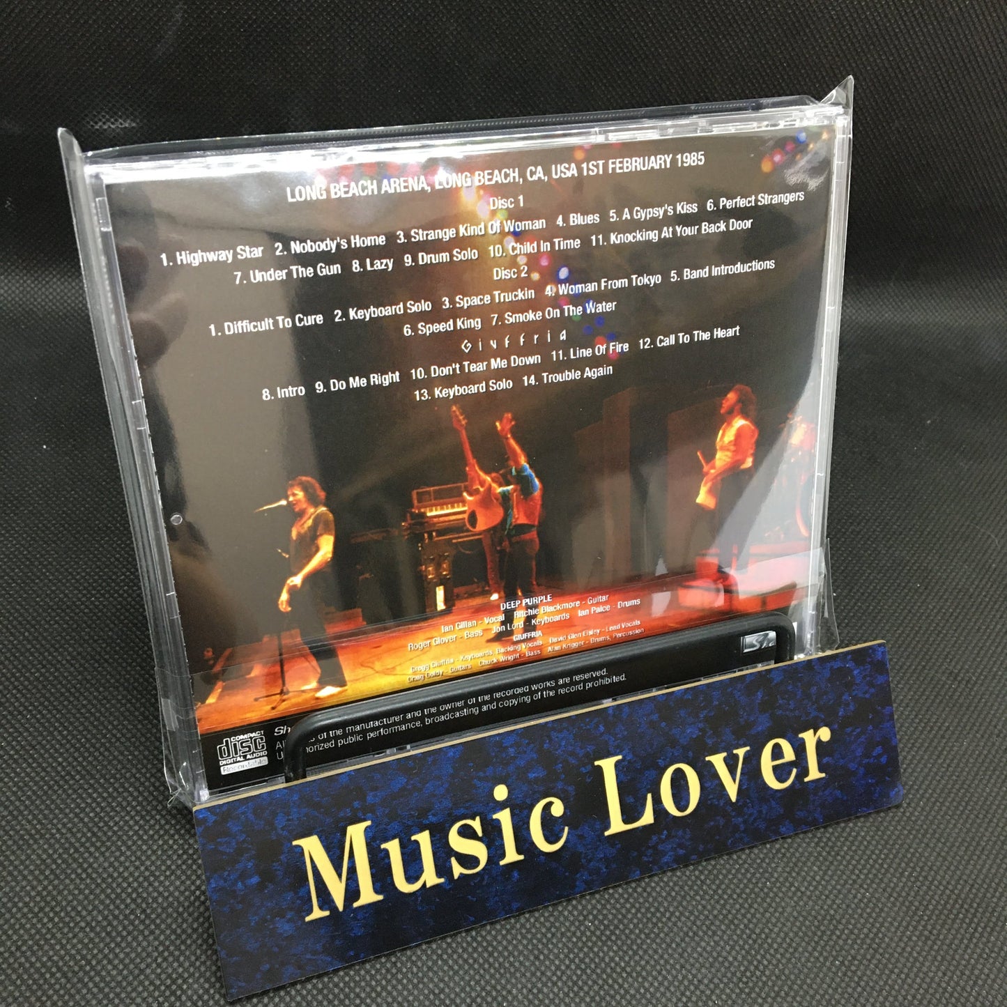 DEEP PURPLE / GIUFFRIA / LONG BEACH 1985 1ST NIGHT MARCO MOIR MASTER (2CDR)