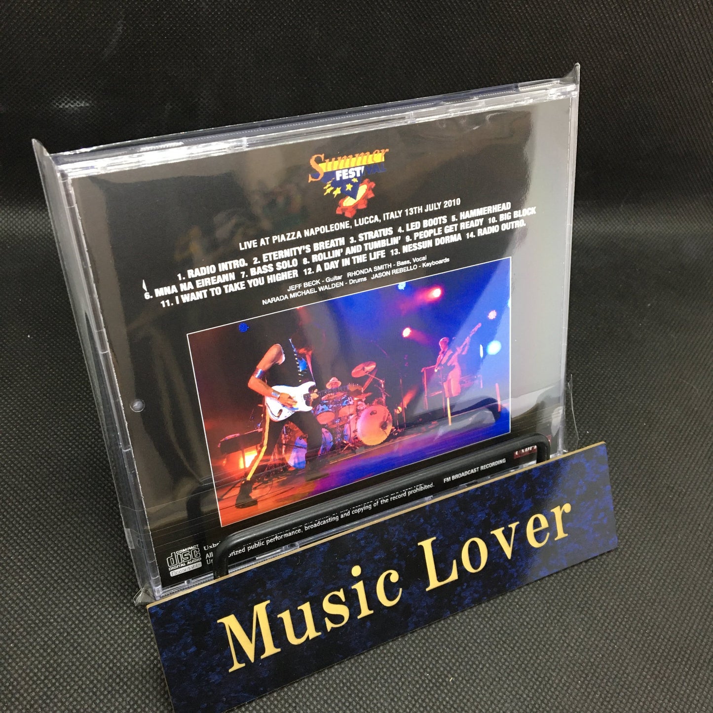 JEFF BECK / LUCCA SUMMER FESTIVAL 2010 (1CDR)