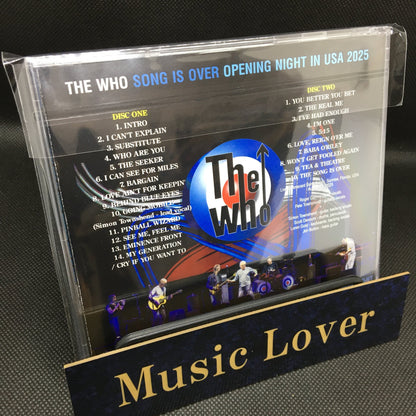 THE WHO / THE SONG IS OVER OPENING NIGHT IN USA 2025 (2CDR)
