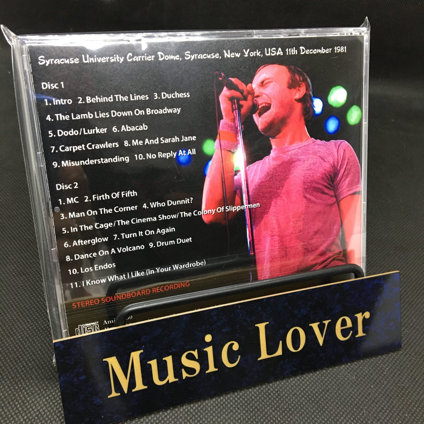 GENESIS / SYRACUSE 1981 SOUNDBOARD (2CDR)