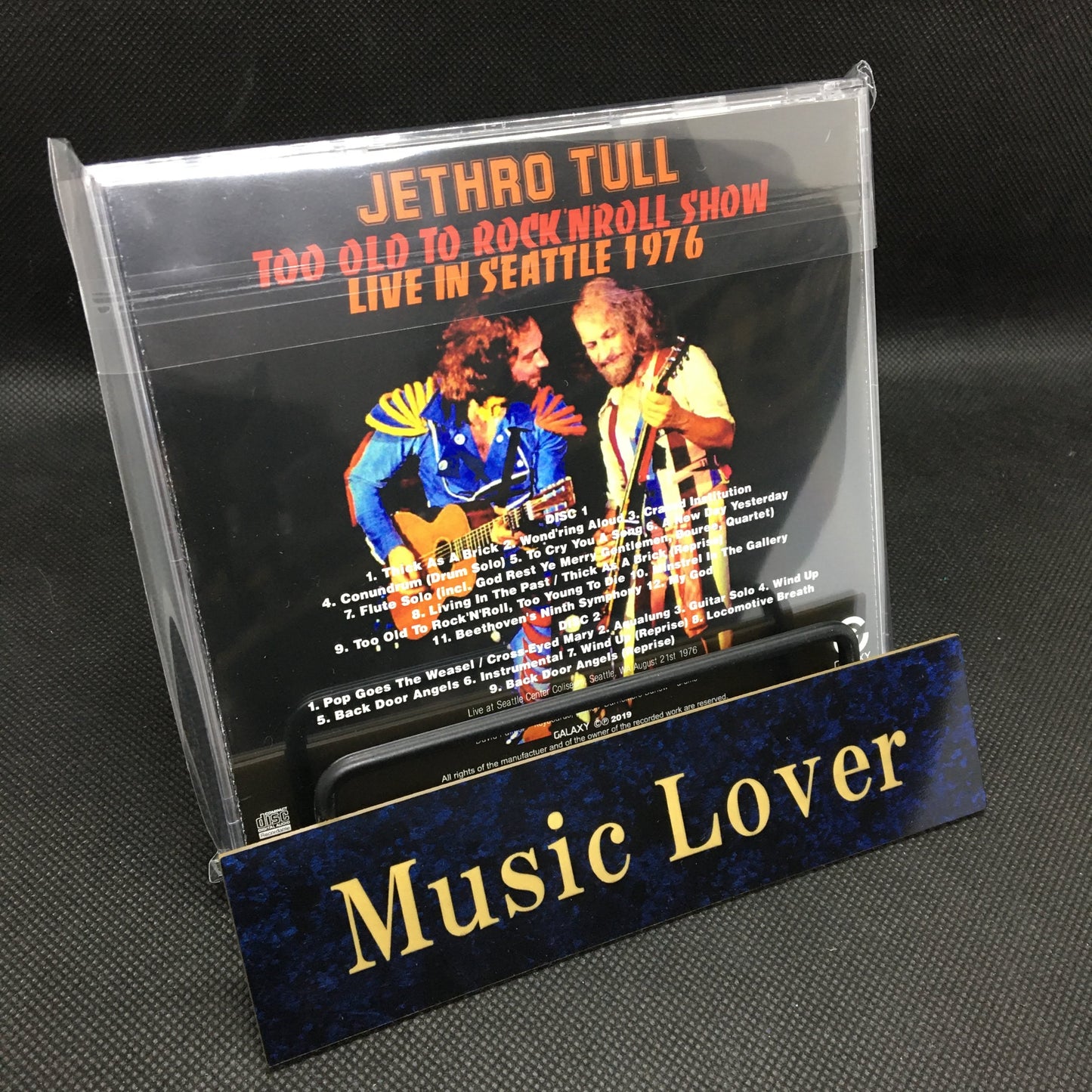 JETHRO TULL / TOO OLD TO ROCK'N'ROLL SHOW LIVE IN SEATTLE 1976 (2CDR)