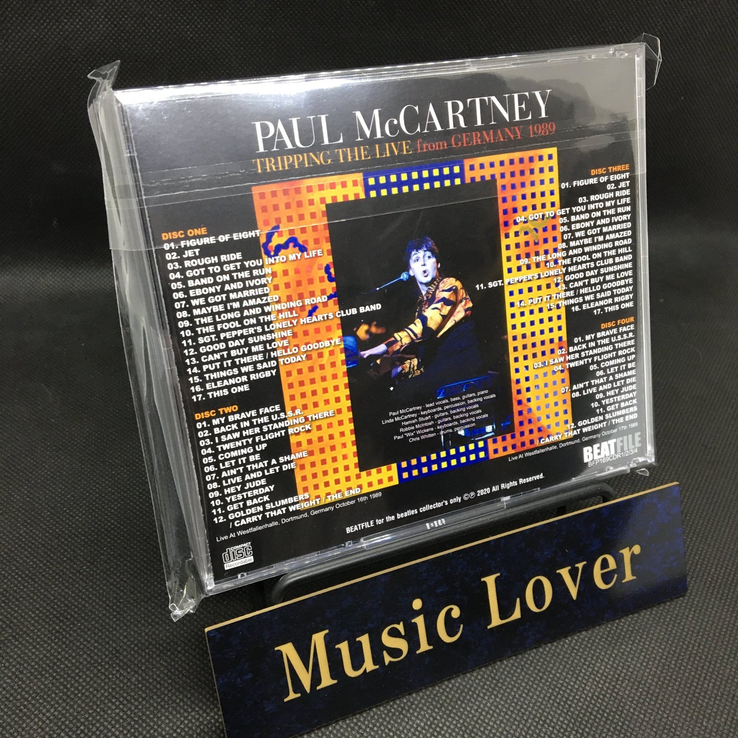 PAUL McCARTNEY / TRIPPING THE LIVE FROM GERMANY 1989 (4CDR)