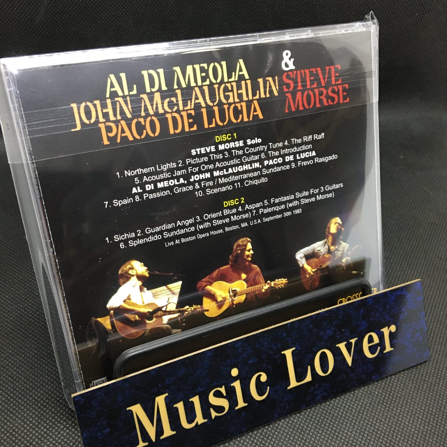 AL DI MEOLA, JOHN McLAUGHLIN, PACO DE LUCIA & STEVE MORSE / LIVE IN BOSTON 1983 (2CDR)