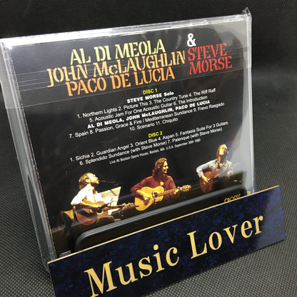 AL DI MEOLA, JOHN McLAUGHLIN, PACO DE LUCIA & STEVE MORSE / LIVE IN BOSTON 1983 (2CDR)